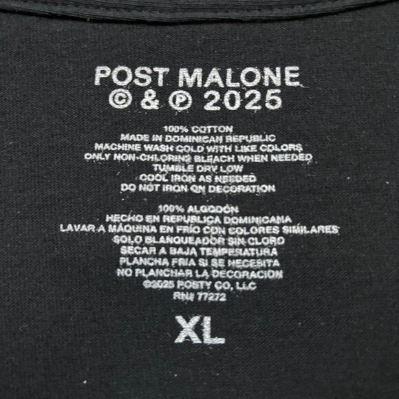 Post Malone F-1 Trillion Album Country T-Shirt Size Extra Large - Picture 4 of 5